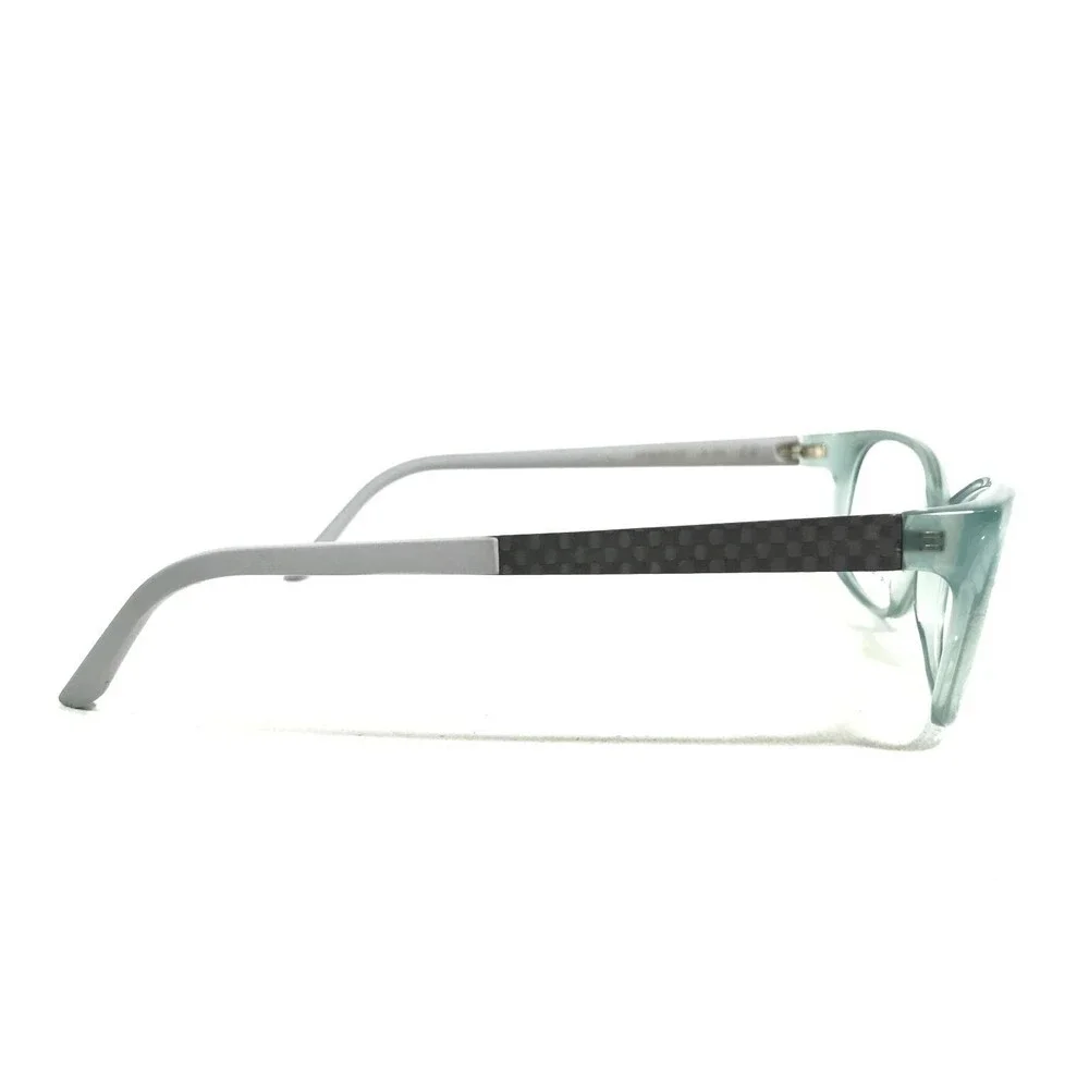 Porsche Design Eyeglasses Frames P8247 B Grey Clear Green Cat Eye 55-16-135
